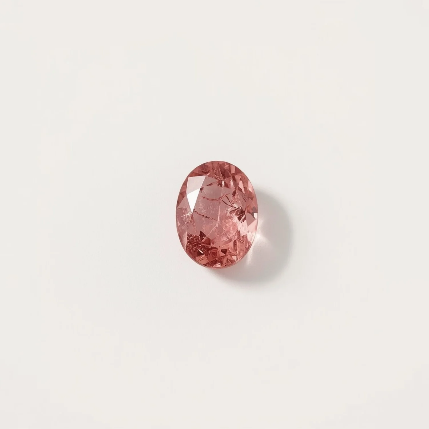 Pink Tourmaline 1PC Tiny 5x7 MM Oval Faceted Pink Fiery Semi Precious Gems