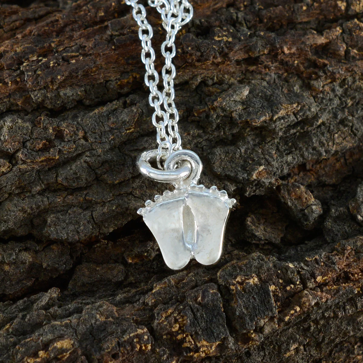 Plain Dainty Latin American Silver plain Zoe Romantic Gray Pendant Jewelry - Image 3