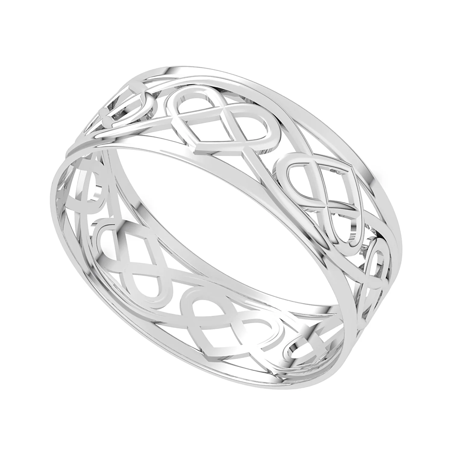 Plain Plain French Sterling Silver Gray Gems Eye-catching twisted Thumb Ring Jewelry
