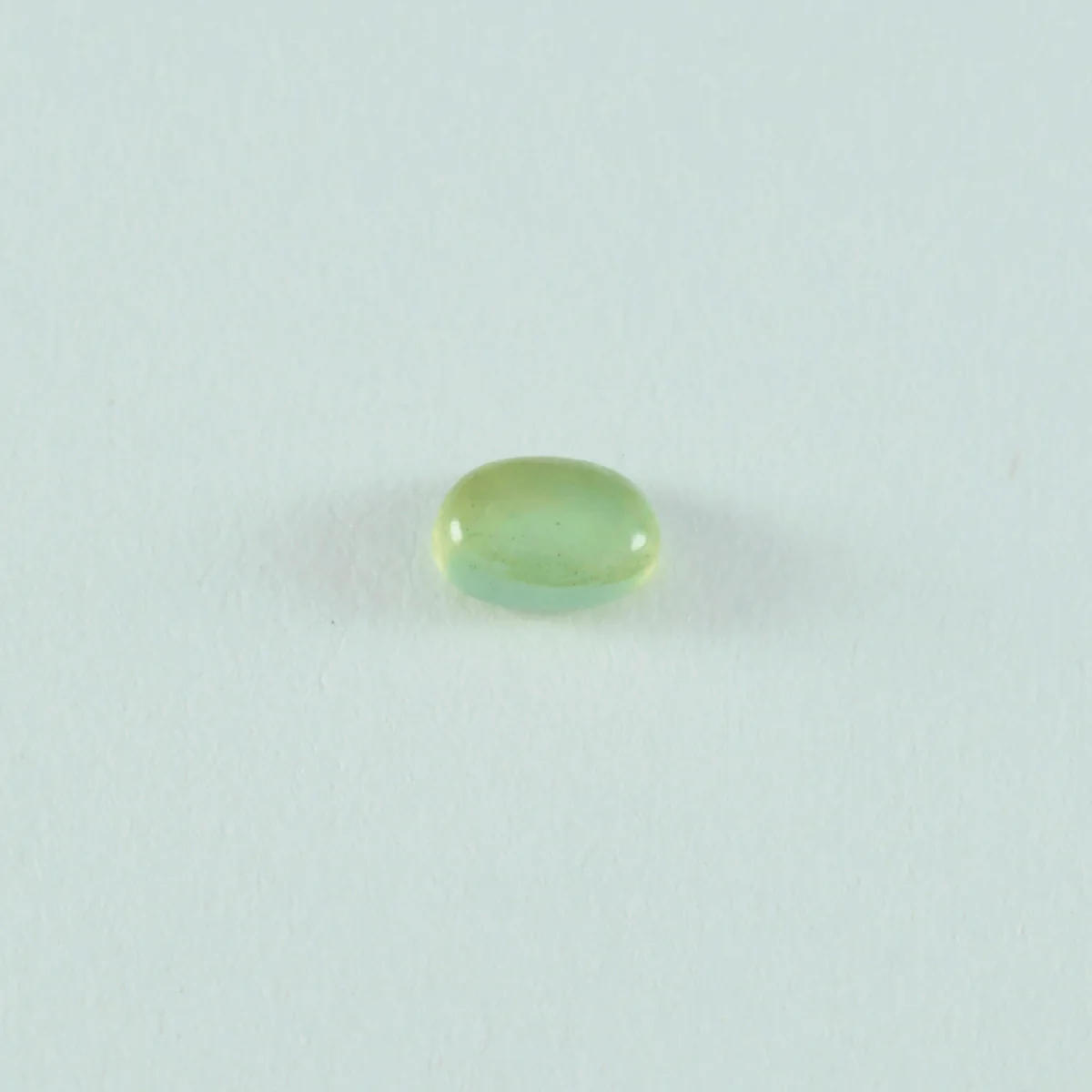 Prehnite 10PC Tiny 4x6 MM Oval Cabochon Green Lustrous semi Precious Semi Precious Gemstone