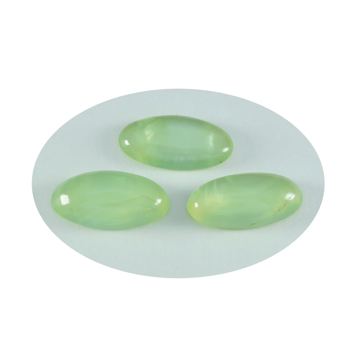Prehnite 1PC Large 8x16 MM Marquise  Cabochon Green Superior semi Precious Gems - Image 2