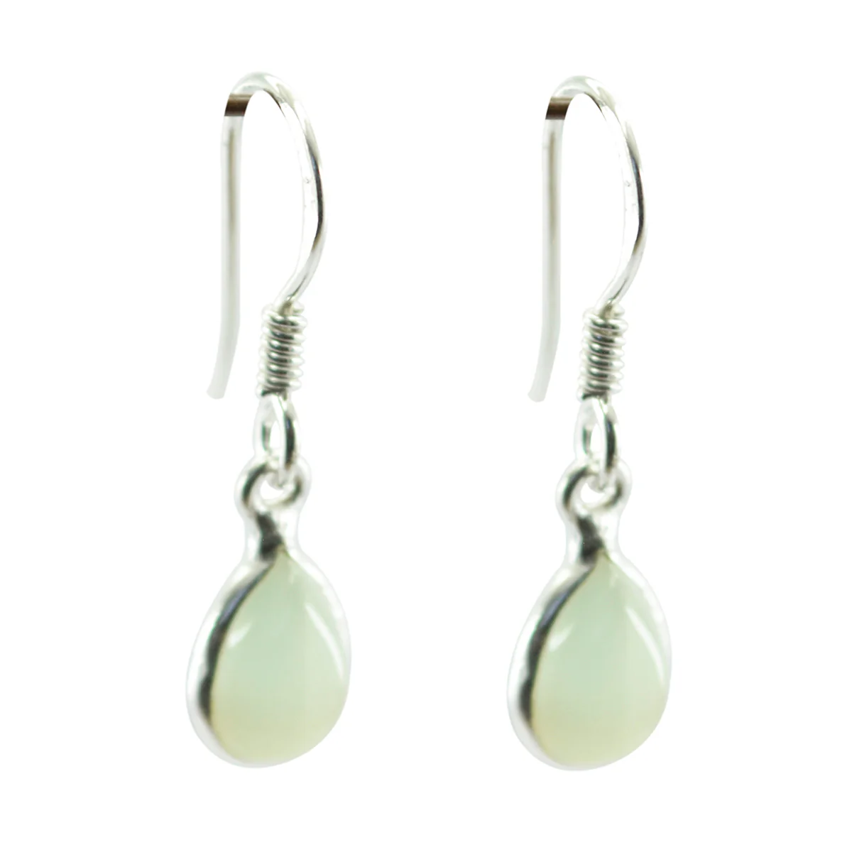 Prehnite Spanish Tereza multiple Dangle Green 925 Silver Earring