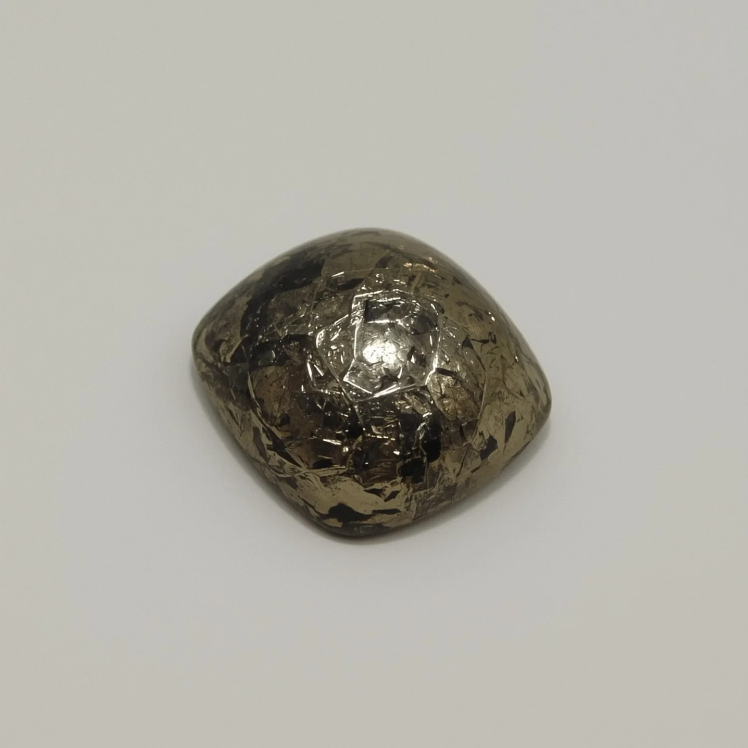 Pyrite 10PC Tiny 3x3 MM Cushion Cabochon Gray Splendid semi Precious Loose Gemstone - Image 2