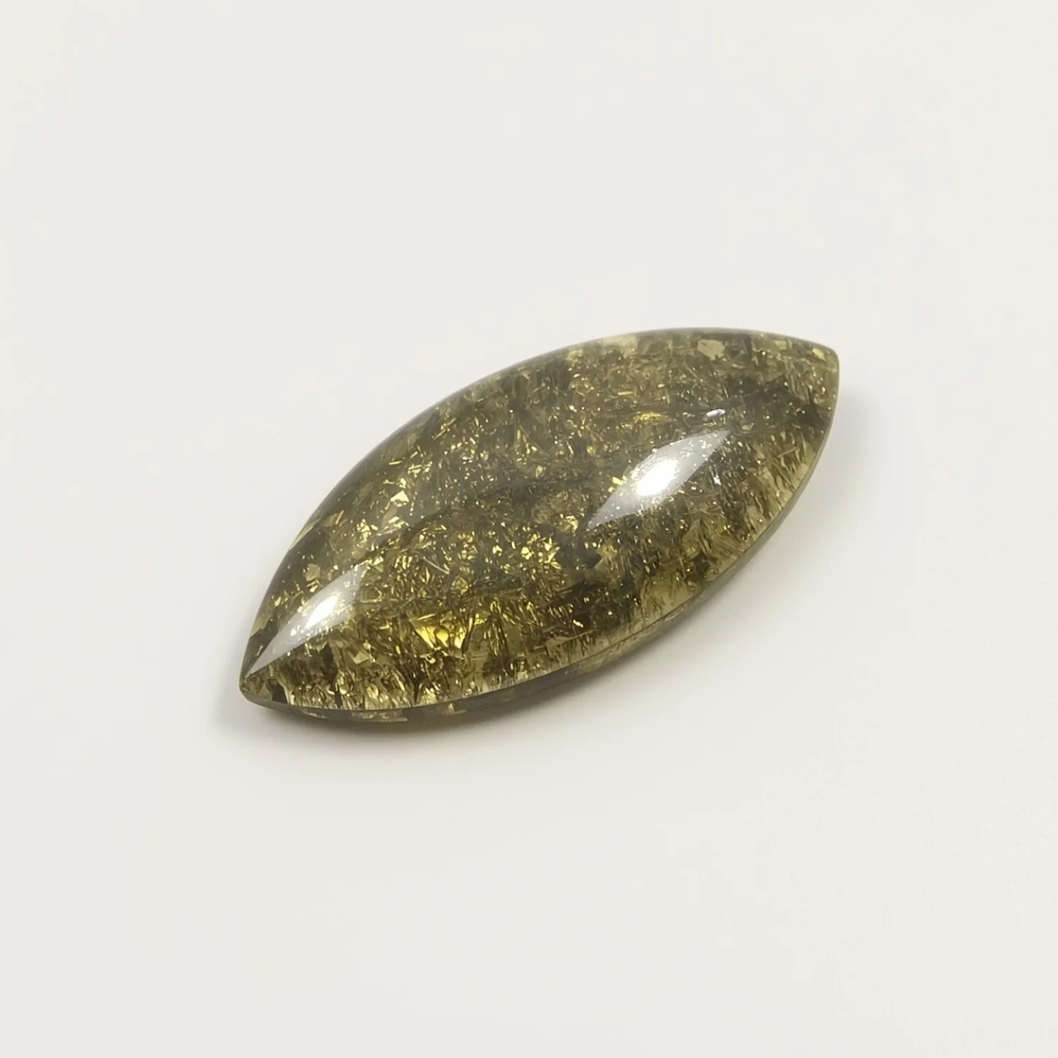 Pyrite 10PC Tiny 4x8 MM Marquise Cabochon Gray Fiery semi Precious Loose Gemstone