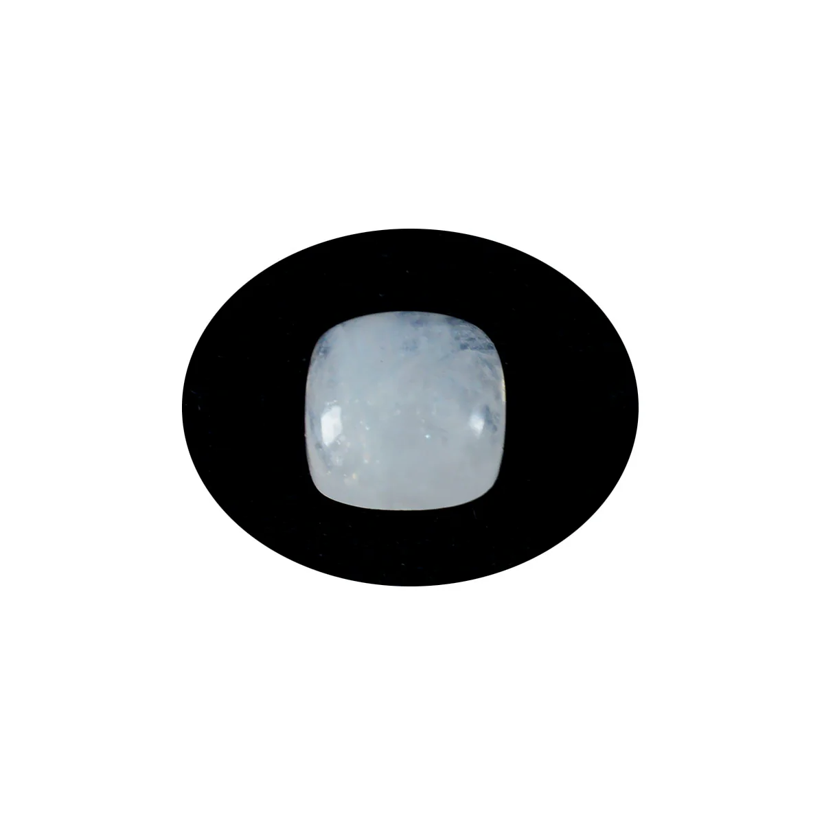 Rainbow Moonstone 10PC Tiny 4x4 MM Cushion Cabochon White Fiery semi Precious Gems - Image 2