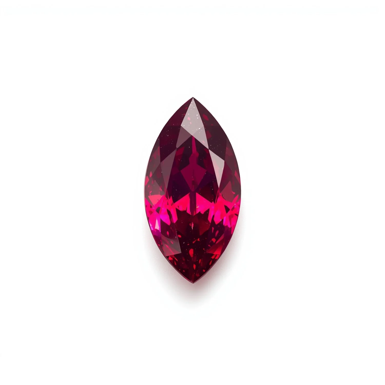Red Jade 10PC Tiny 2.5x5 MM Marquise Faceted Red High-Quality Semi Precious Loose Gemstones - Image 2