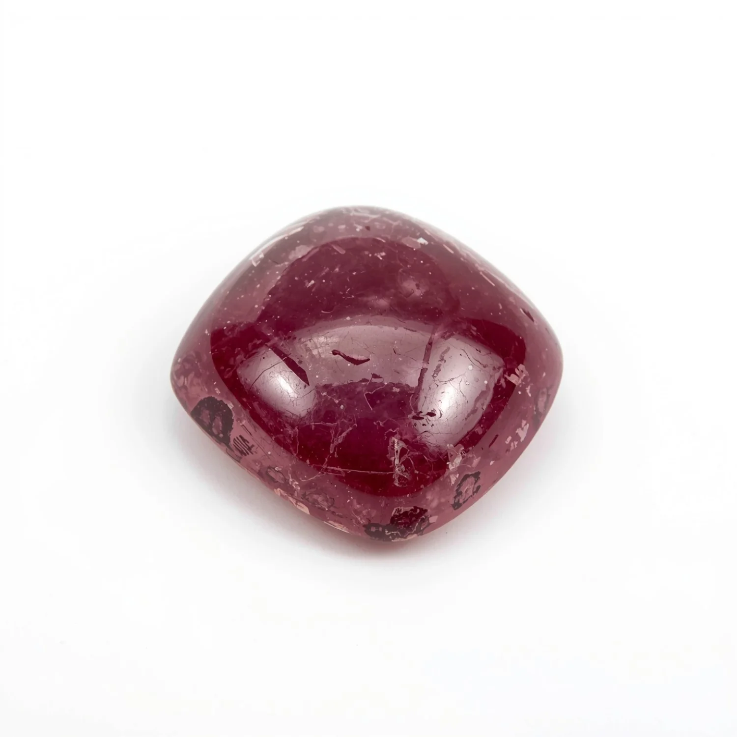 Red Jade 10PC Tiny 4x4 MM Cushion Cabochon Red High-Quality semi Precious Loose Gemstones