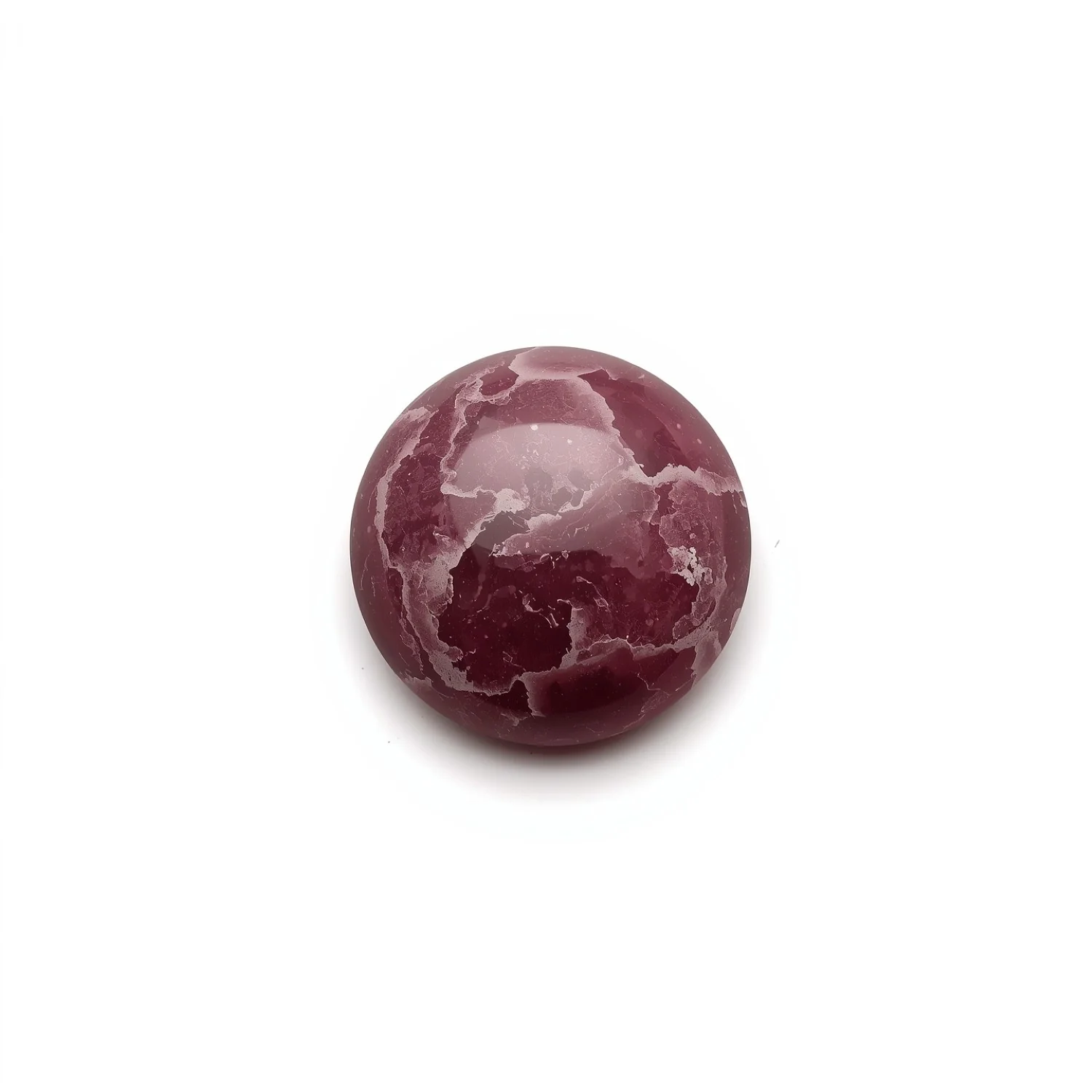 Red Jade 10PC Tiny 4x4 MM Round Cabochon Red Polished semi Precious Loose Gemstones - Image 2