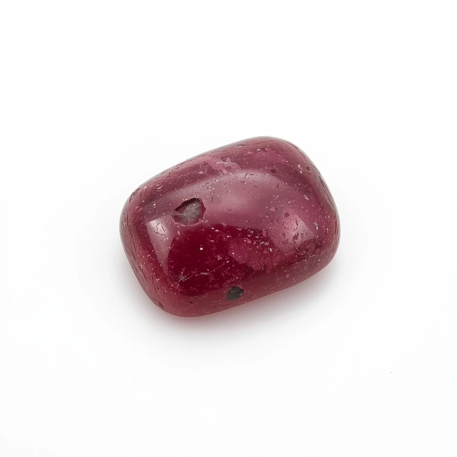 Red Jade 10PC Tiny 4x6 MM Emerald Cabochon Red Lustrous semi Precious Semi Precious Gemstone