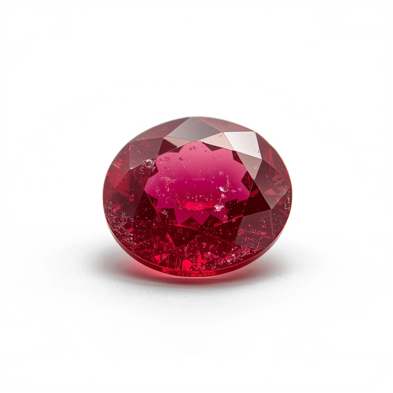 Red Jade 10PC Tiny 5x5 MM Round Faceted Red Sparkling Semi Precious Loose Gemstone - Image 2