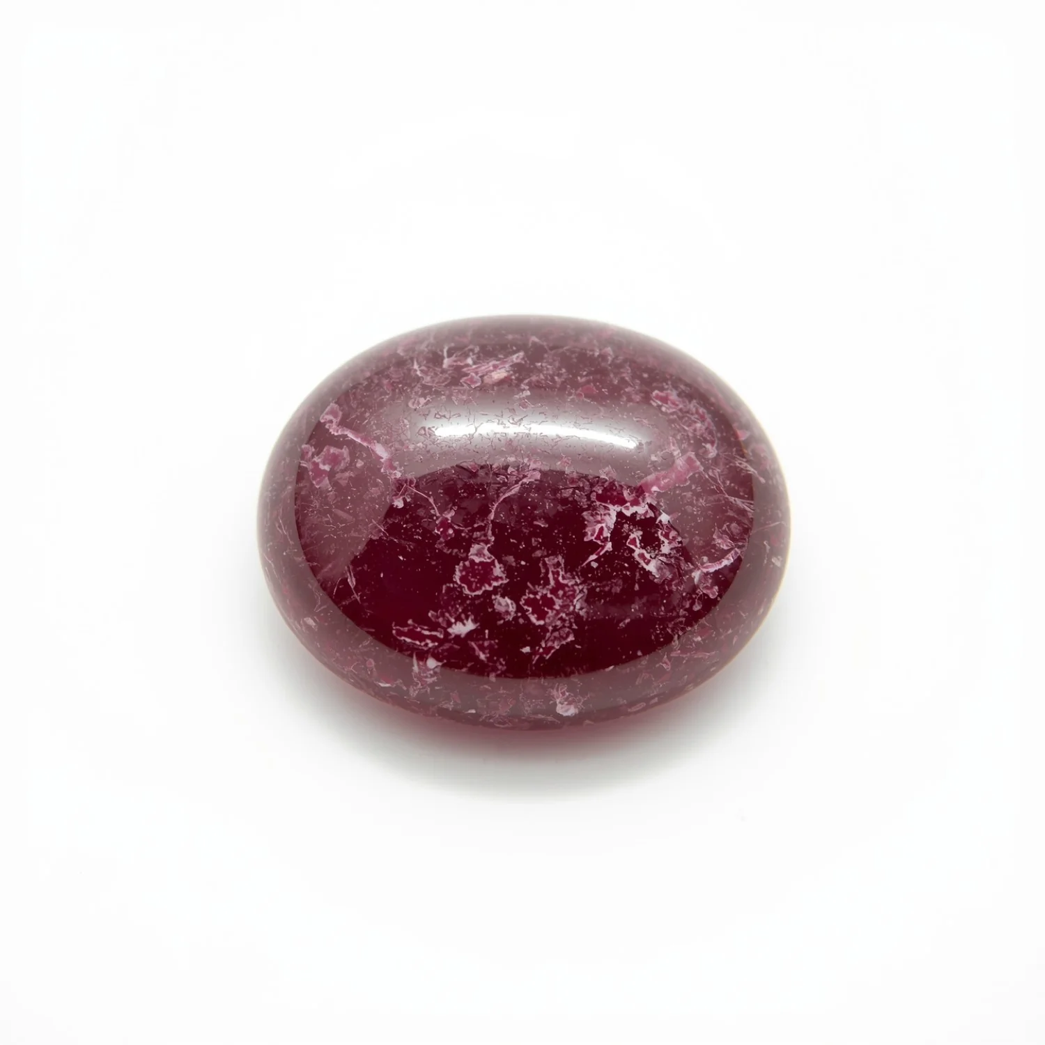 Red Jade 1PC Large 9x11 MM Oval Cabochon Red Splendid semi Precious Loose Gemstone - Image 2