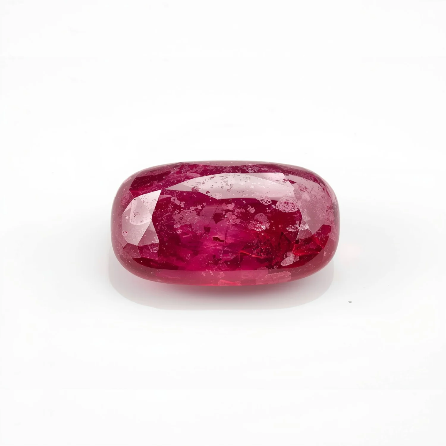 Red Jade 1PC Small 5x10 MM Baguette Cabochon Red High-Quality semi Precious Loose Gemstones