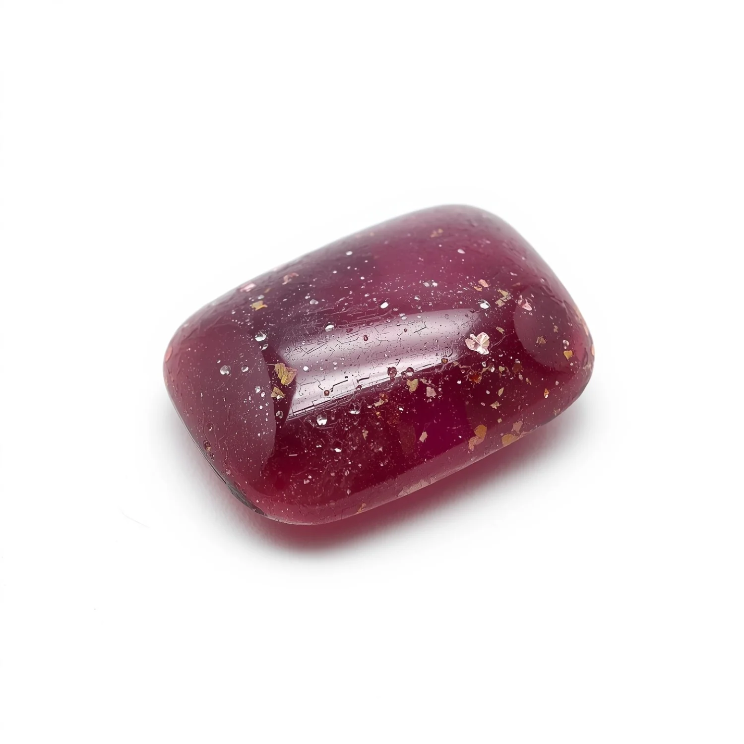 Red Jade 1PC Small 6x9 MM Emerald Cabochon Red High-Quality semi Precious Loose Gems