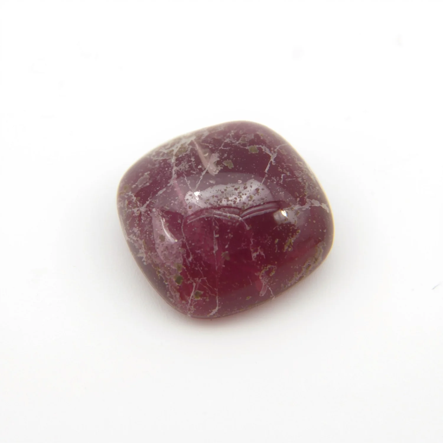 Red Jade 1PC Small 8x8 MM Square Cabochon Red Splendid semi Precious Gems