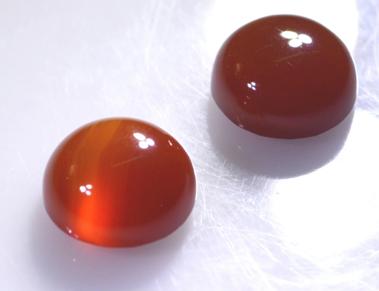 Red Onyx 1PC Large 10x10 MM Round Cabochon Red Splendid semi Precious Gems - Image 3