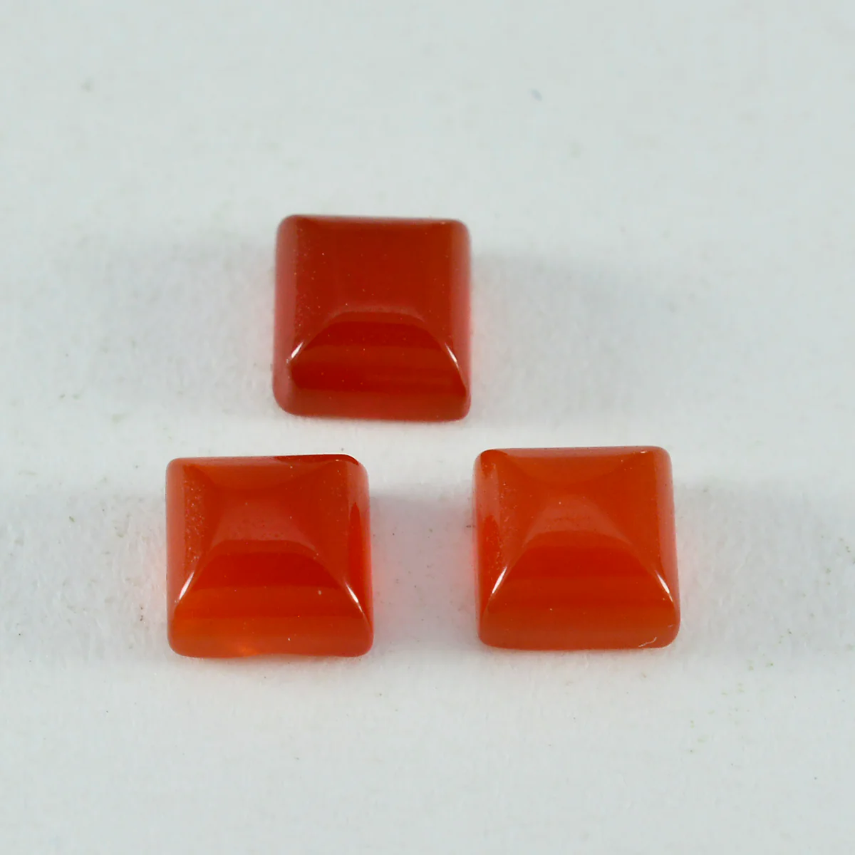 Red Onyx 1PC Large 11x11 MM Square Cabochon Red Sparkling semi Precious Gems