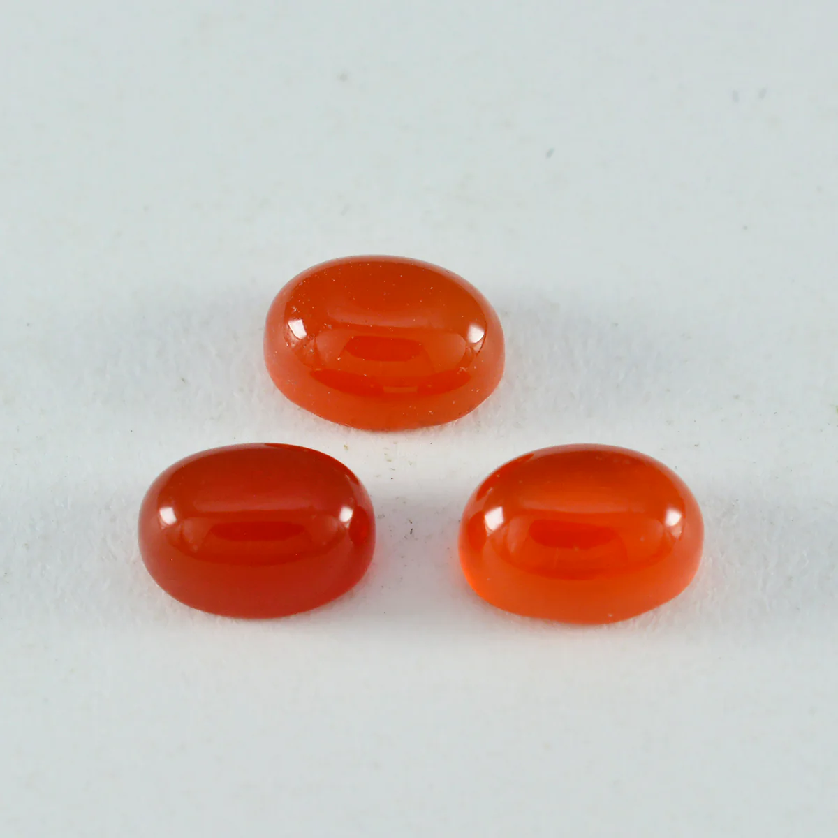 Red Onyx 1PC Medium 8x10 MM Oval Cabochon Red Fiery semi Precious Gems - Image 4