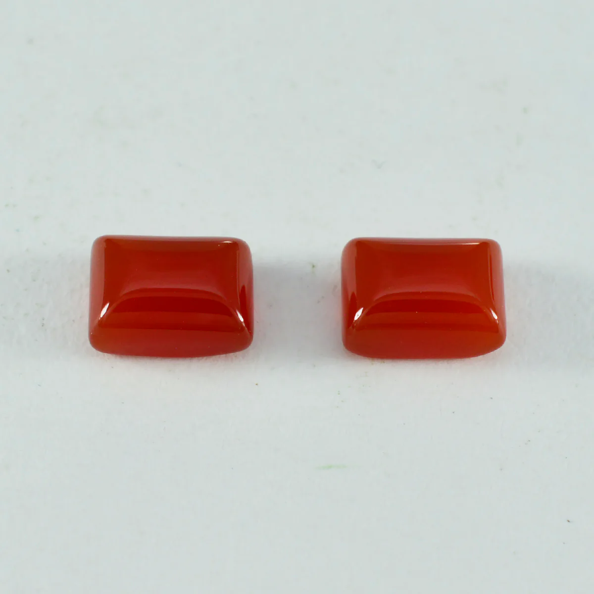 Red Onyx 1PC Small 7x9 MM Emerald Cabochon Red Shine semi Precious Loose Gems - Image 3