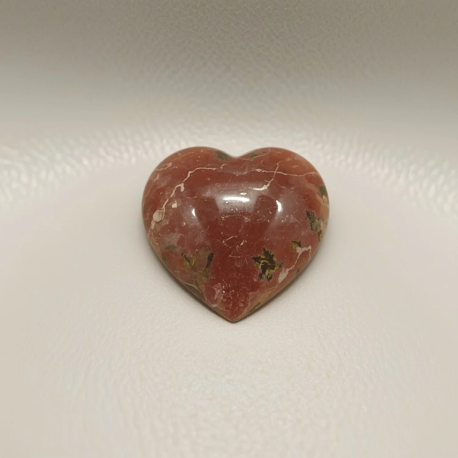 Red Strawberry Quartz 1PC Medium 9x9 MM Heart Cabochon Red Pure semi Precious Loose Gemstones - Image 2