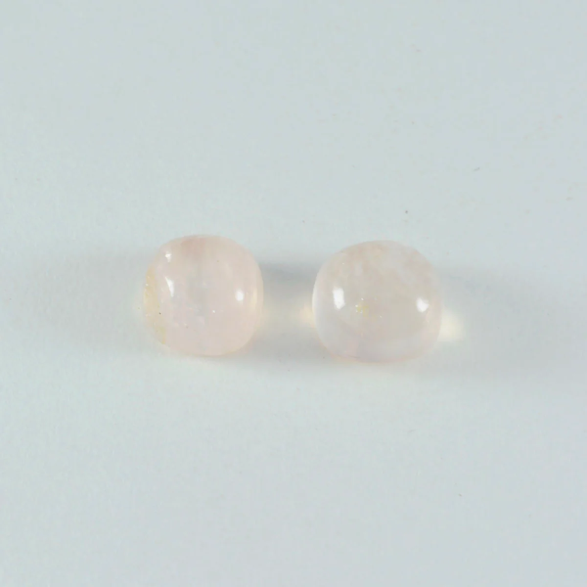 Rose Quartz 10PC Tiny 4x4 MM Cushion Cabochon Pink Fine semi Precious Gems - Image 3