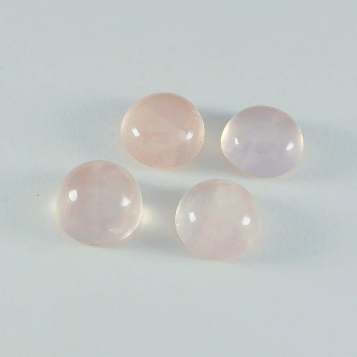 Rose Quartz 1PC Large 11x11 MM Round Cabochon Pink High-Quality semi Precious Loose Gems - Image 4