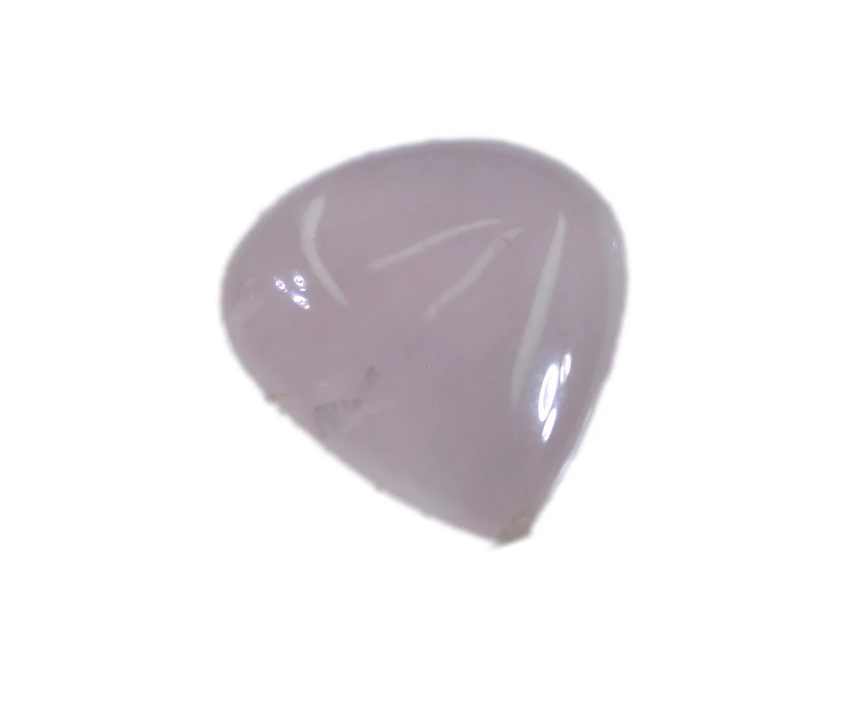 Rose Quartz 1PC Large 8x12 MM Pear Cabochon Pink Brilliant semi Precious Precious Gemstone - Image 3