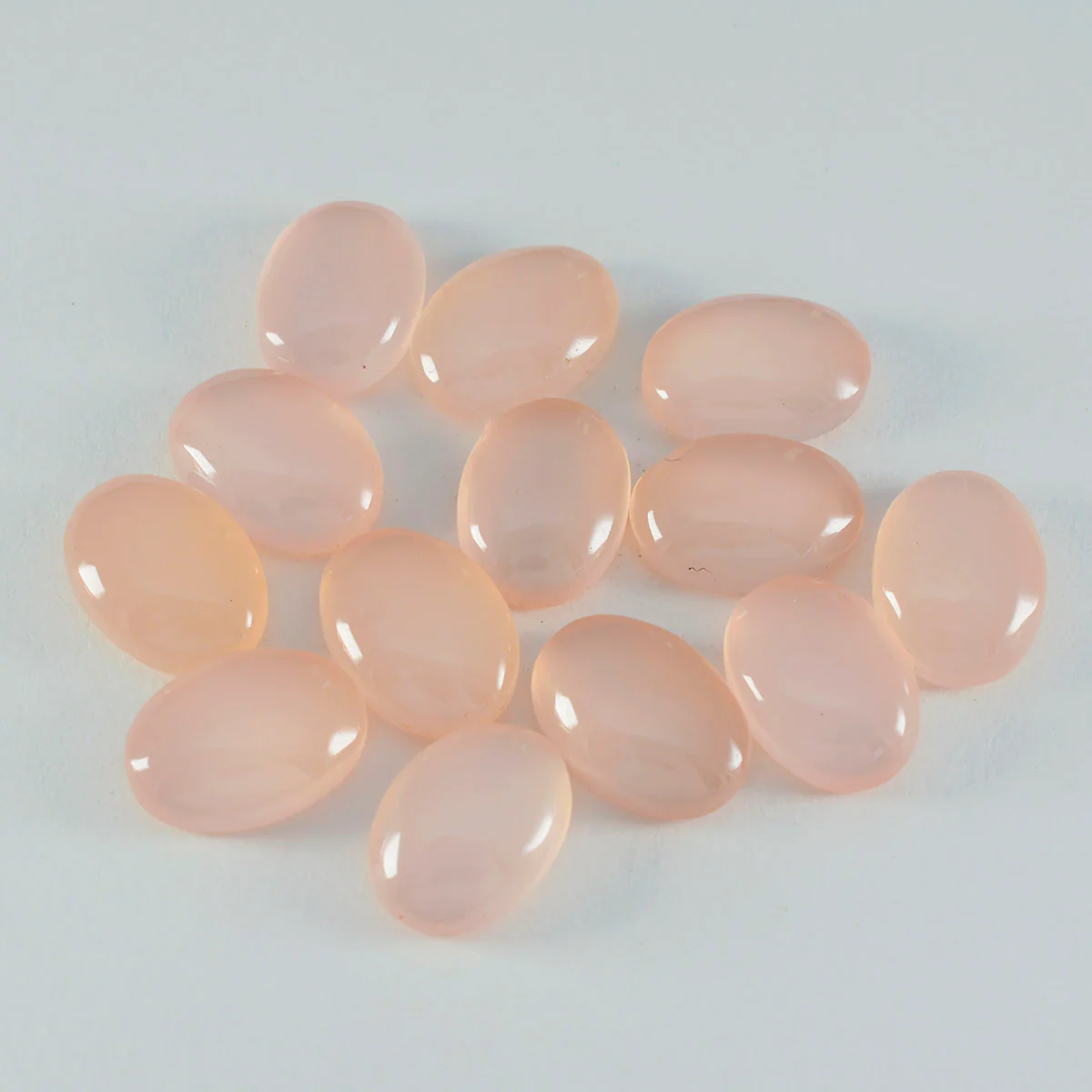 Rose Quartz 1PC Medium 8x10 MM Oval Cabochon Pink Fine semi Precious Semi Precious Gemstone - Image 4