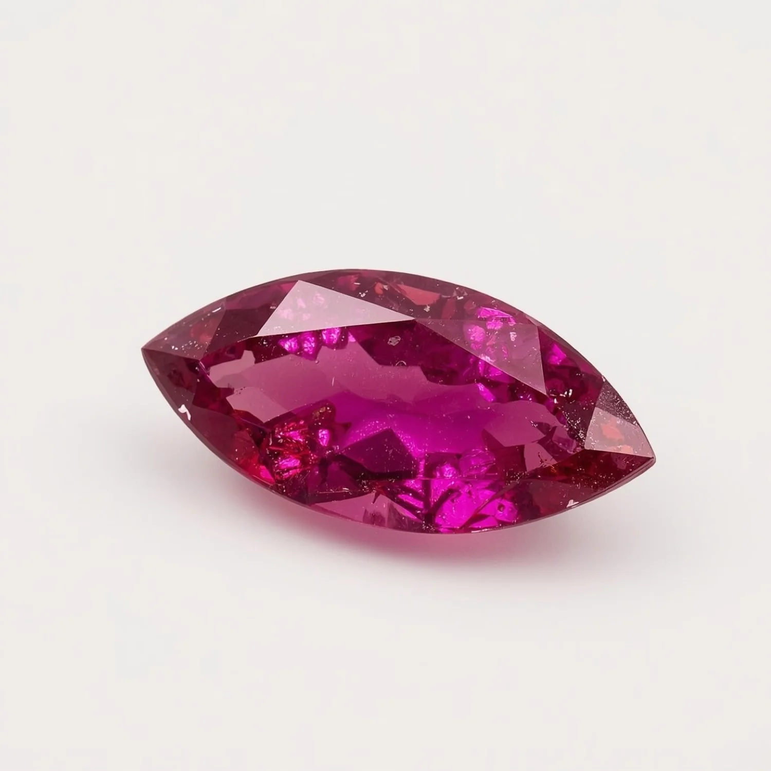Ruby (GF) 10PC Tiny 2x4 MM Marquise Faceted Pink Superior Precious Gems - Image 2