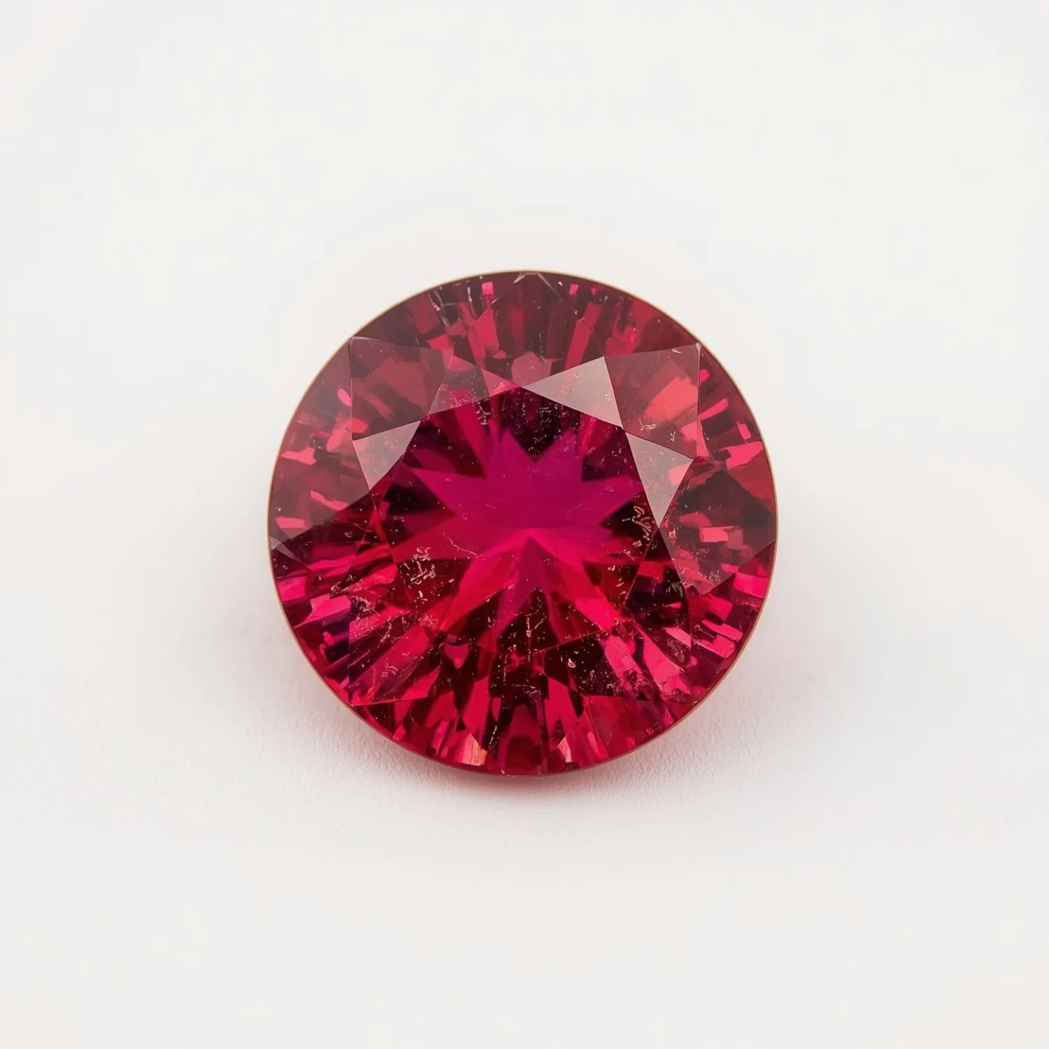 Ruby (GF) 10PC Tiny 4x4 MM Round Faceted Pink Brilliant Precious Loose Gems - Image 2