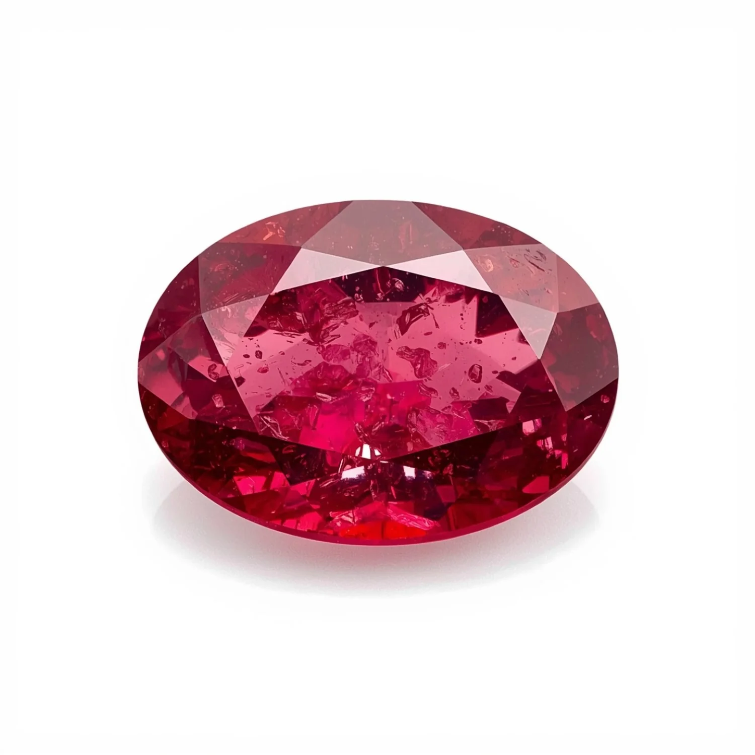 Ruby (GF) 1PC Medium 7x10 MM Oval Faceted Pink Fine Precious Gems - Image 2