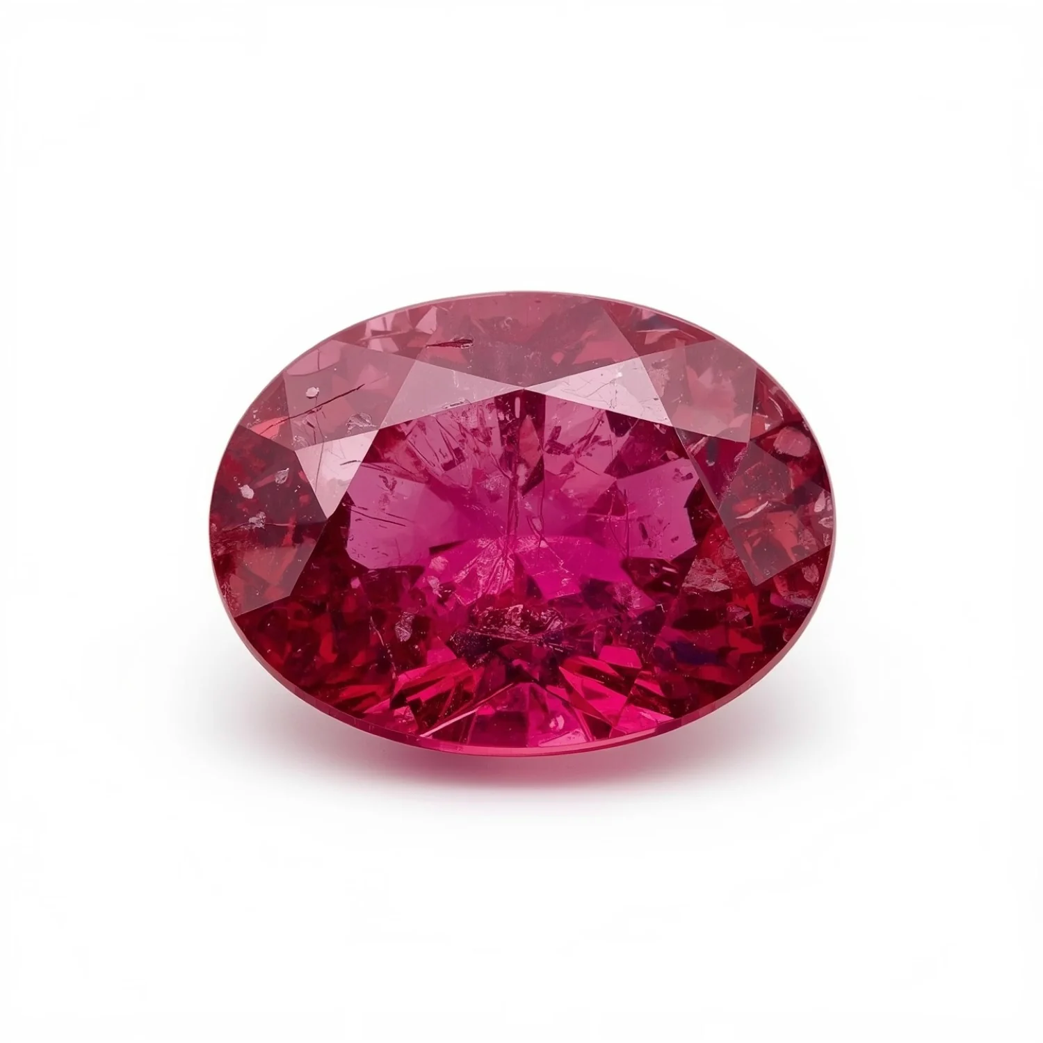 Ruby (GF) 1PC Medium 8x10 MM Oval Faceted Pink High-Quality Precious Loose Gems - Image 2