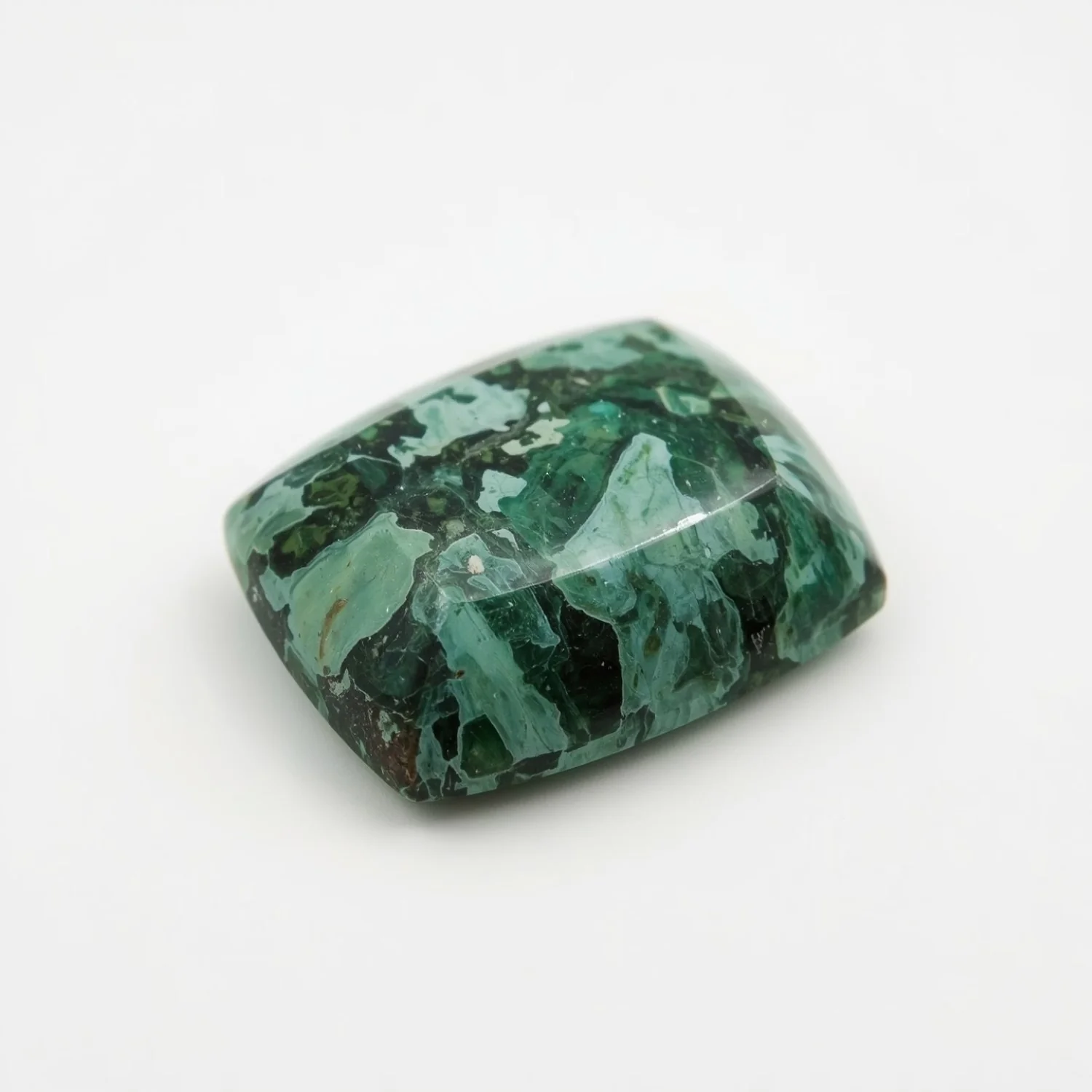 Serpentine 1PC Large 10x12 MM Emerald Cabochon Green Polished semi Precious Loose Gemstones - Image 2