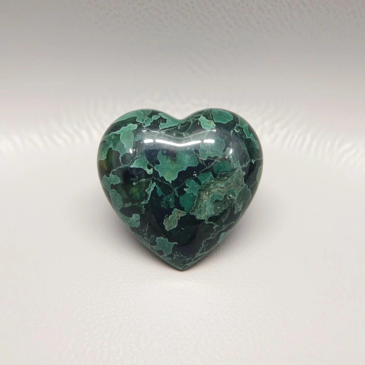Serpentine 1PC Small 7x7 MM Heart Cabochon Green Brilliant semi Precious Loose Gems