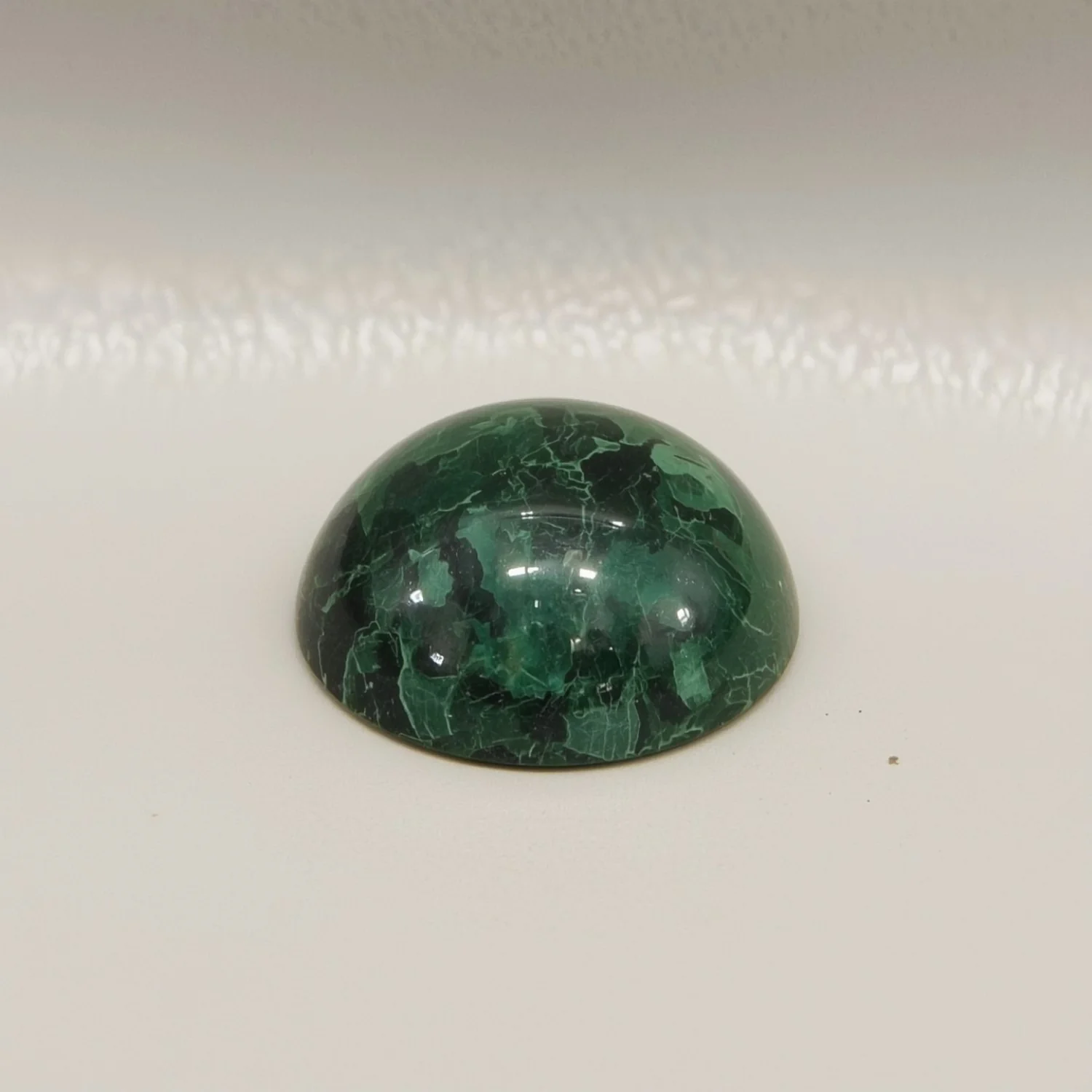 Serpentine 1PC Small 7x7 MM Round Cabochon Green Fiery semi Precious Gems - Image 2