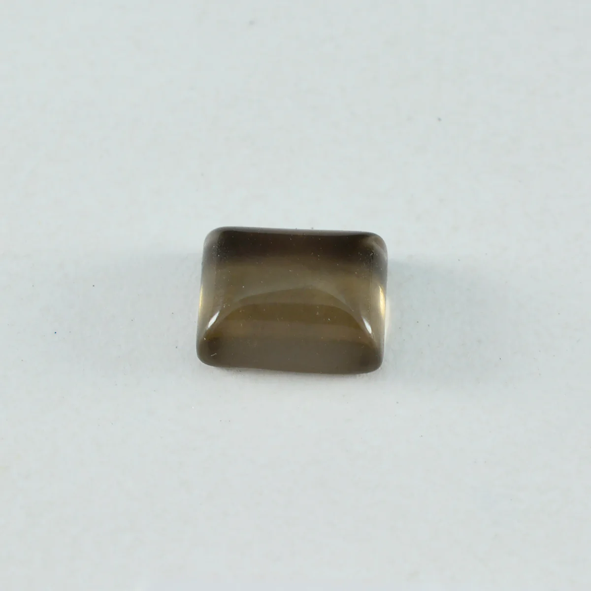 Smoky Quartz 1PC Large 10x12 MM Emerald Cabochon Brown Fiery semi Precious Loose Gemstone - Image 3