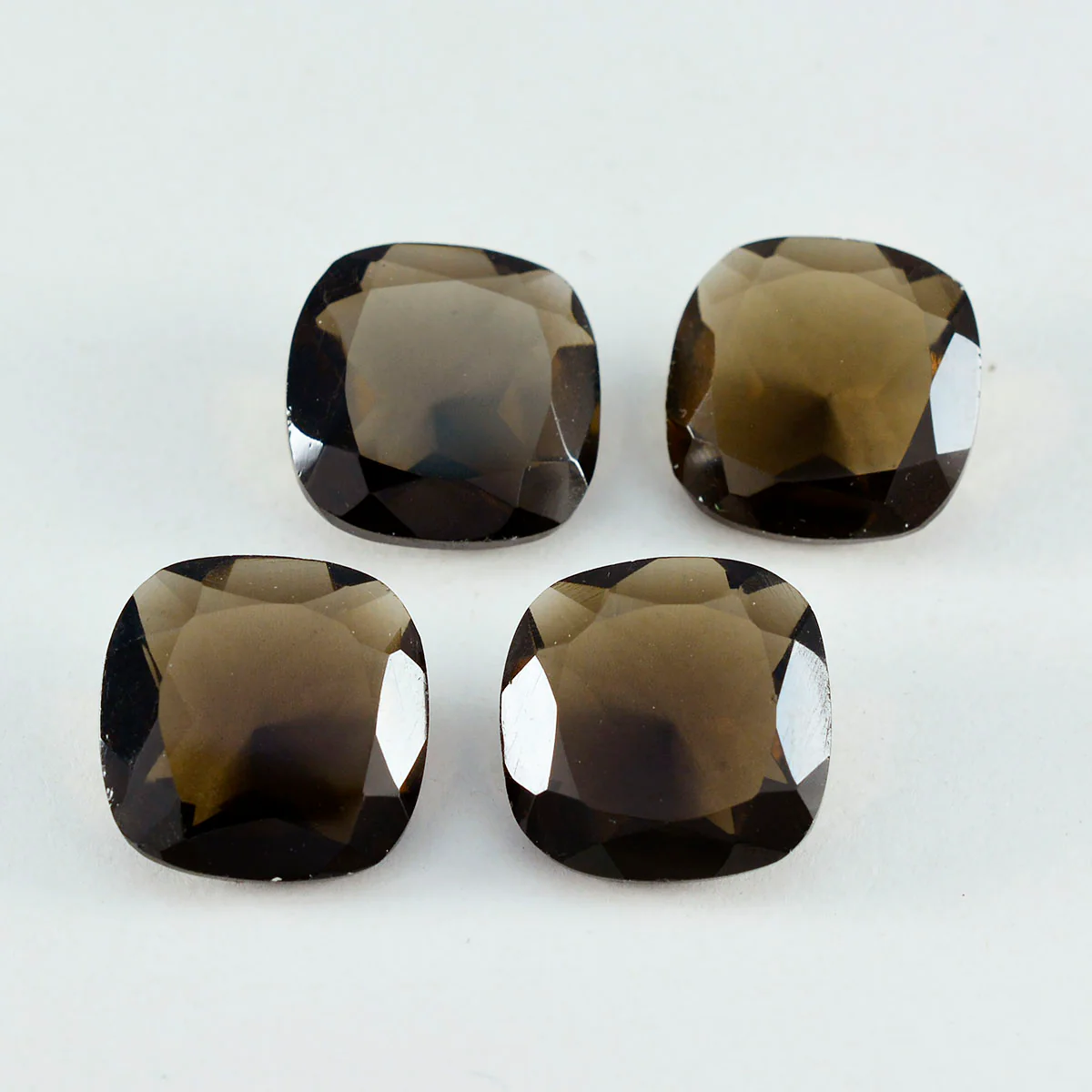 Smoky Quartz 1PC Large 11x11 MM Cushion Faceted Brown Fine Semi Precious Gems - Image 3