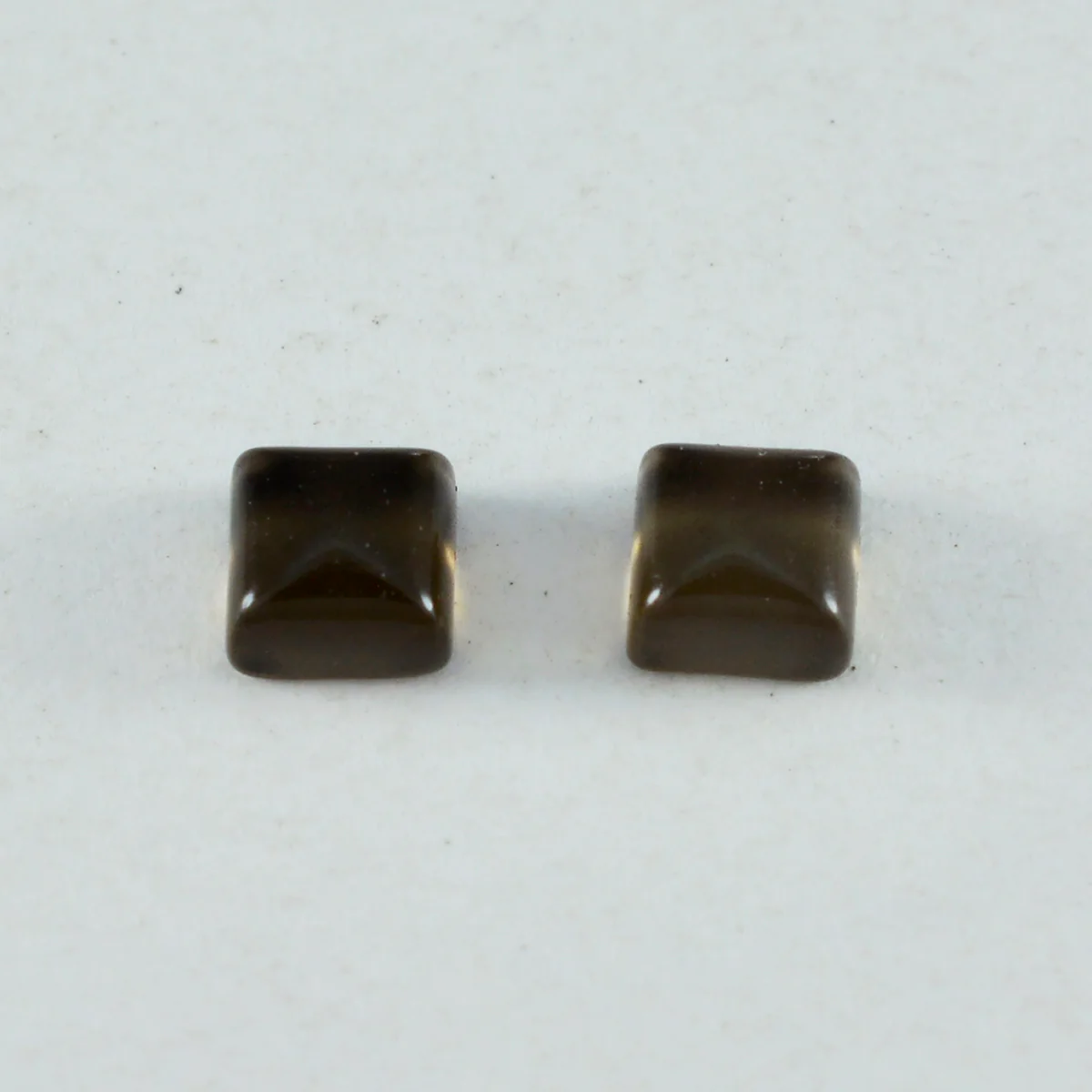 Smoky Quartz 1PC Large 11x11 MM Square Cabochon Brown Natural semi Precious Gems