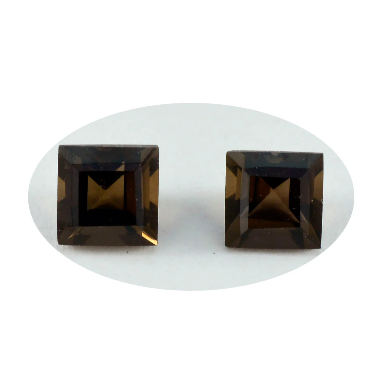 Smoky Quartz 1PC Large 11x11 MM Square Faceted Brown Fine Semi Precious Gems - Image 2