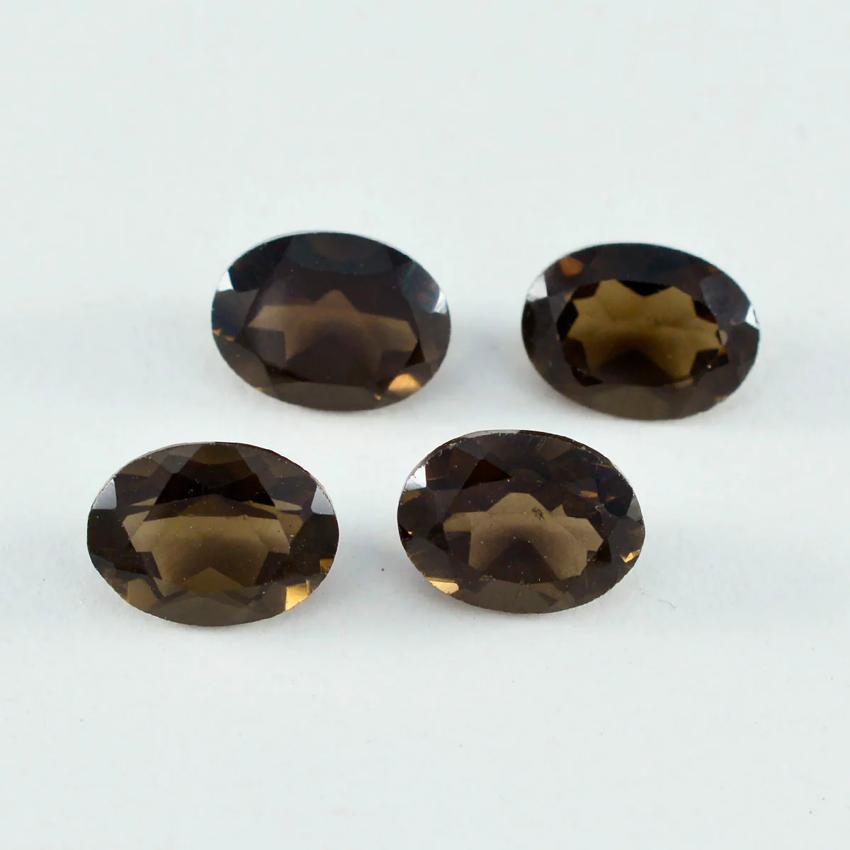 Smoky Quartz 1PC Large 8x12 MM Oval Faceted Brown Pure Semi Precious Loose Gems - Image 2