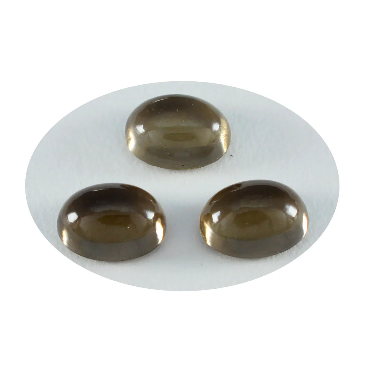 Smoky Quartz 1PC Large 9x11 MM Oval Cabochon Brown Polished semi Precious Loose Gemstones - Image 3