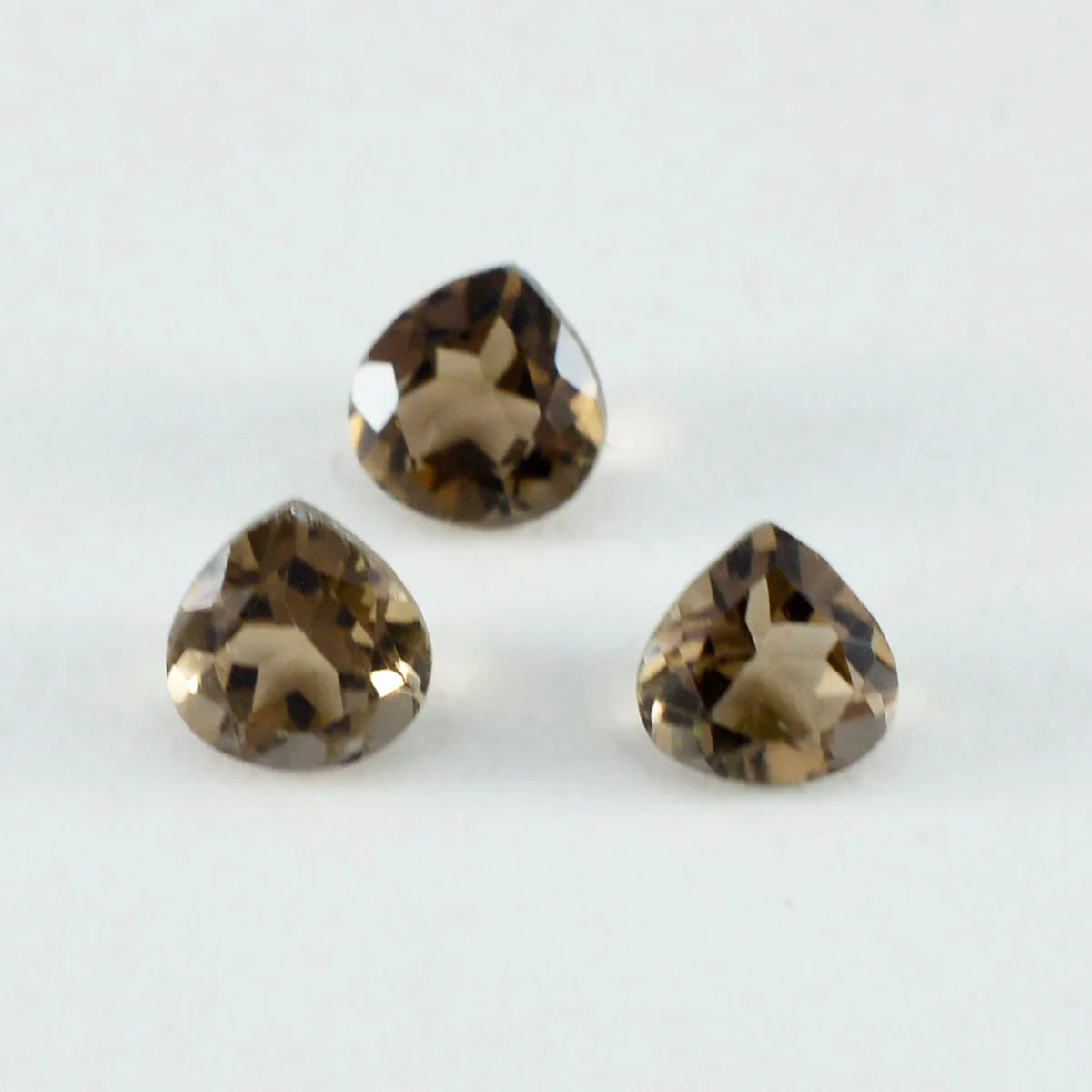 Smoky Quartz 1PC Small 7x7 MM Heart Faceted Brown Splendid Semi Precious Gems - Image 4