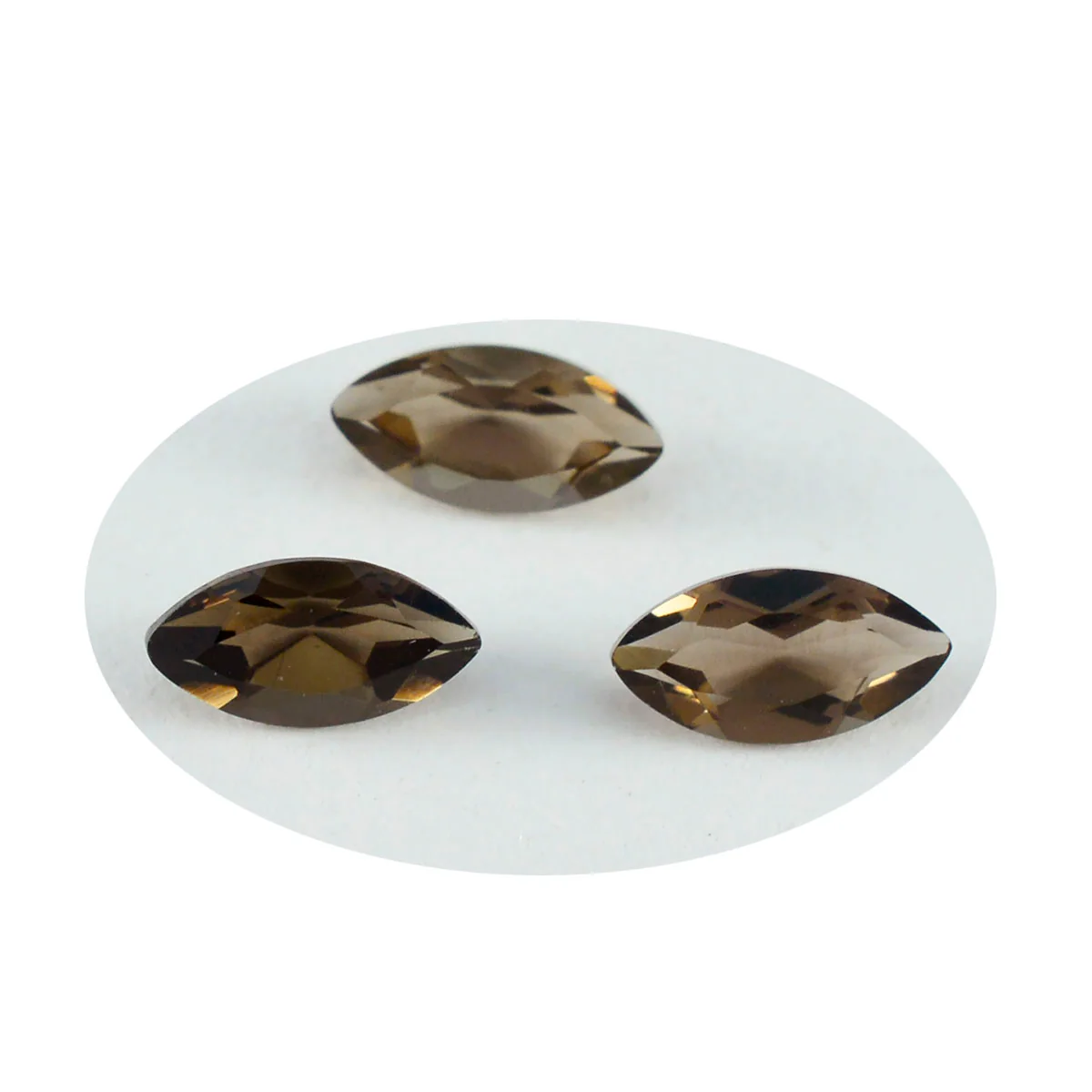 Smoky Quartz 1PC Tiny 4x8 MM Marquise Faceted Brown Luster Semi Precious Loose Gems - Image 2