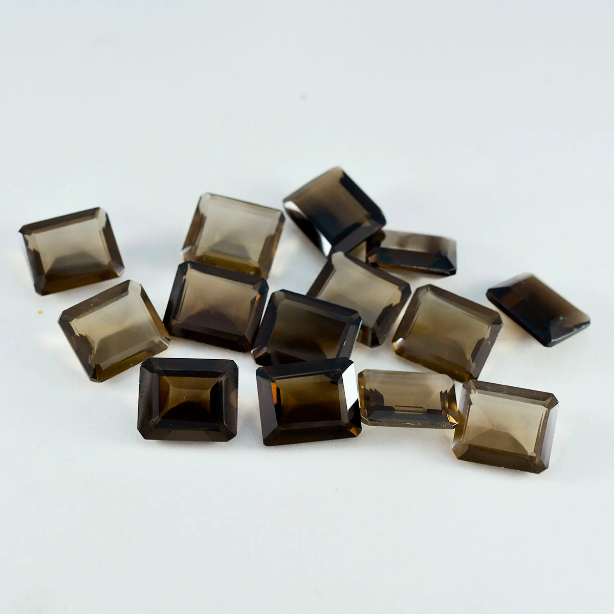 Smoky Quartz 1PC Tiny 5x7 MM Emerald Faceted Brown Splendid Semi Precious Loose Gemstone - Image 4