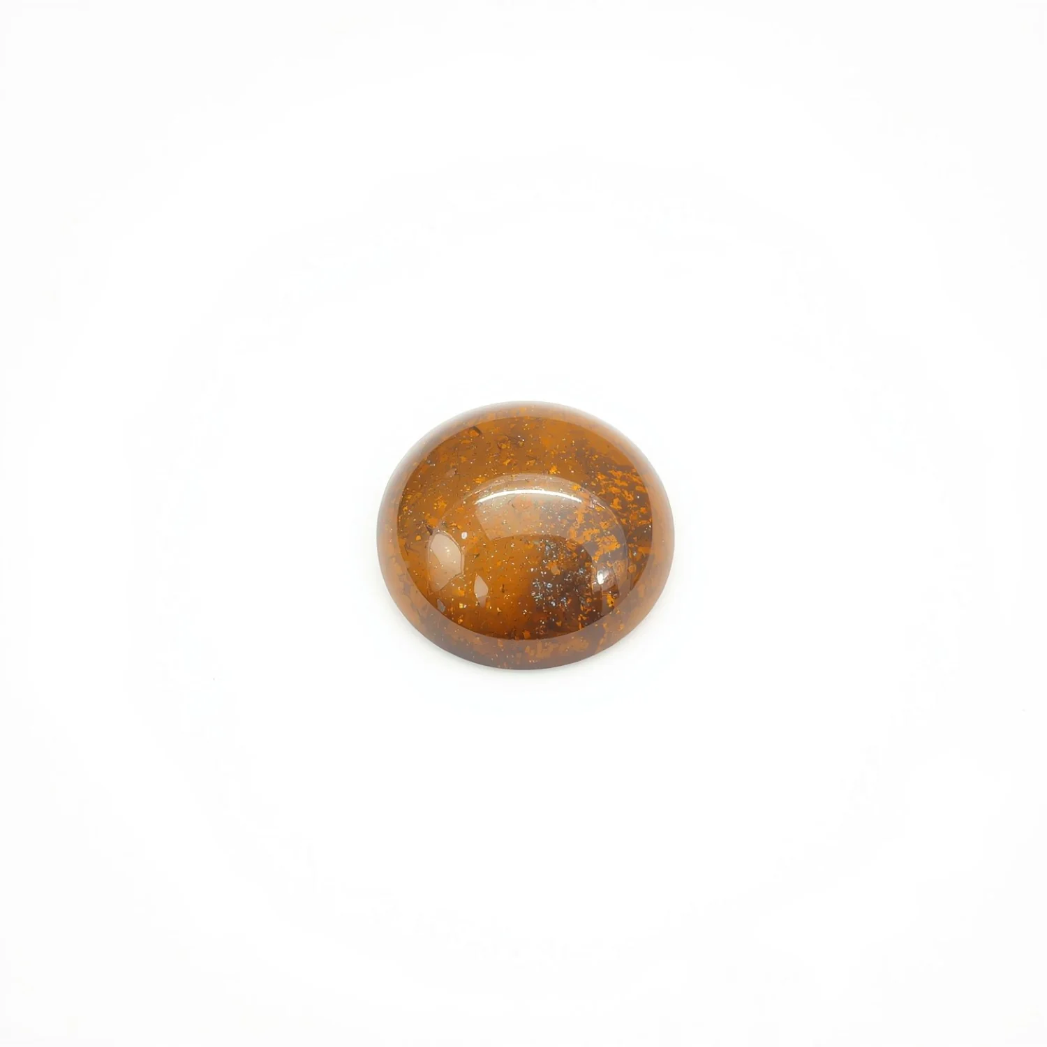 Sun Stone 10PC Tiny 4x4 MM Round Cabochon Blue Brilliant semi Precious Loose Gemstones - Image 2