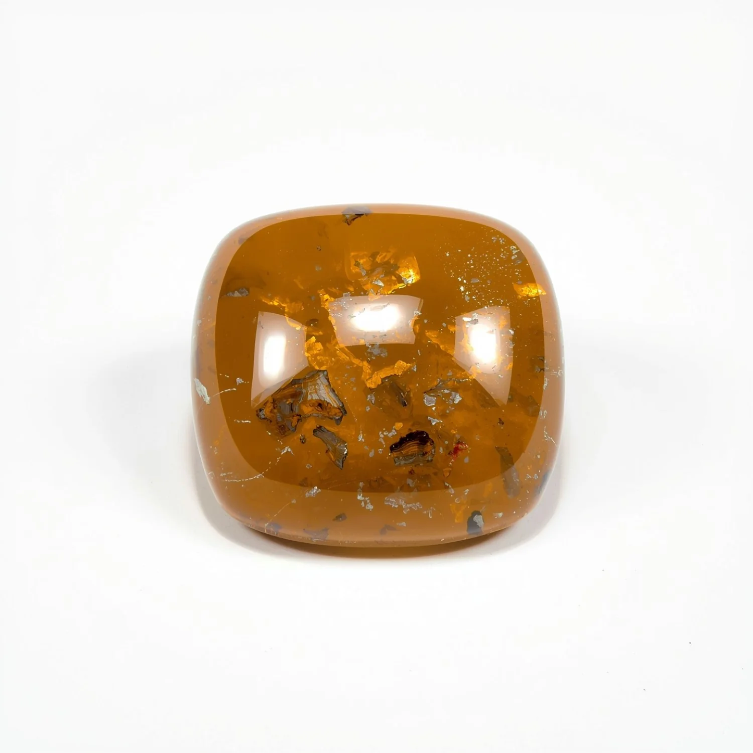 Sun Stone 1PC Large 11x11 MM Cushion Cabochon Blue Fiery semi Precious Semi Precious Gemstone