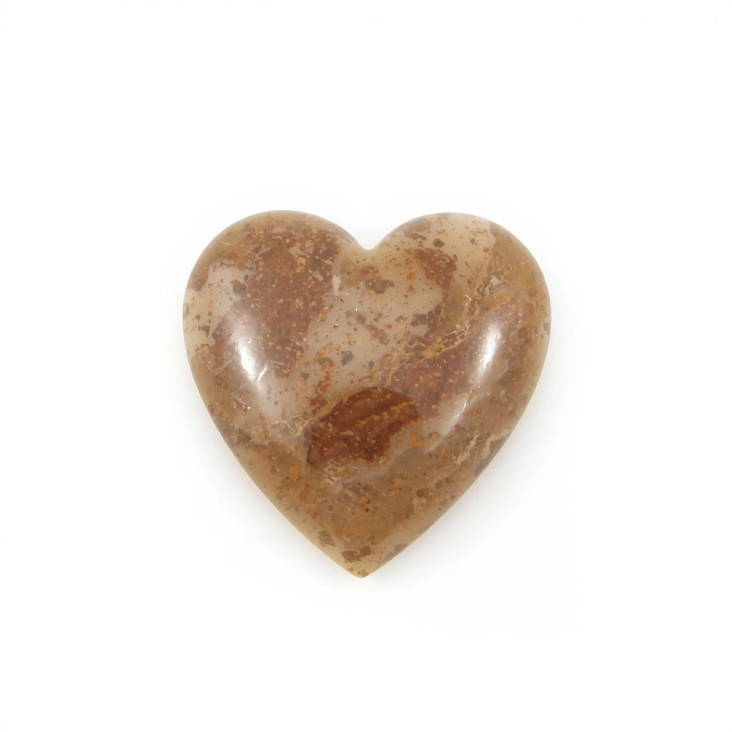 Sun Stone 1PC Large 11x11 MM Heart Cabochon Blue High-Quality semi Precious Precious Gemstone - Image 2