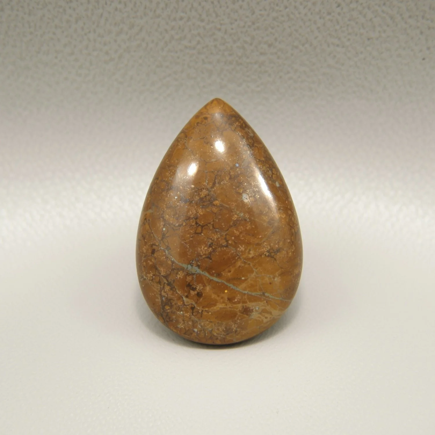 Sun Stone 1PC Large 8x12 MM Pear Cabochon Blue Lustrous semi Precious Loose Gemstone - Image 2