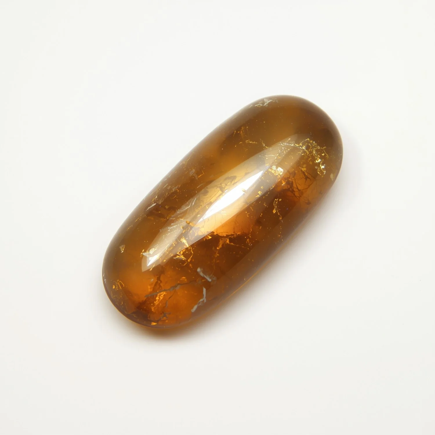 Sun Stone 1PC Medium 7x14 MM Baguette Cabochon Blue Luster semi Precious Precious Gemstone - Image 2