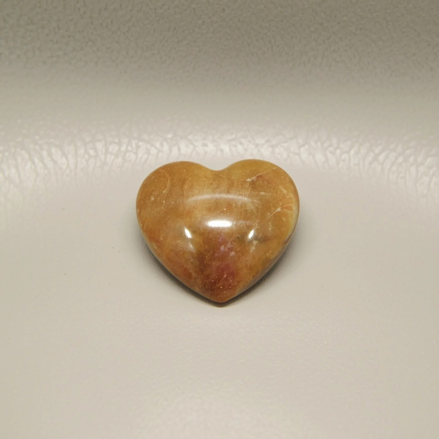 Sun Stone 1PC Small 8x8 MM Heart Cabochon Blue Lustrous semi Precious Loose Gemstone - Image 2