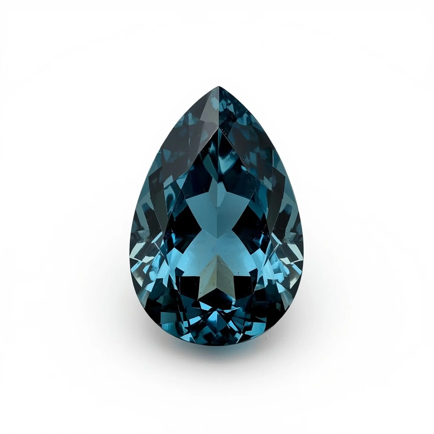 Swiss Blue Topaz 1PC Chunky 15x20 MM Pear Faceted Blue Brilliant Semi Precious Loose Gemstones - Image 2